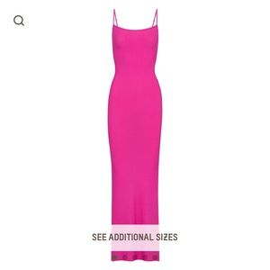 SOFT LOUNGE LONG SLIP DRESS